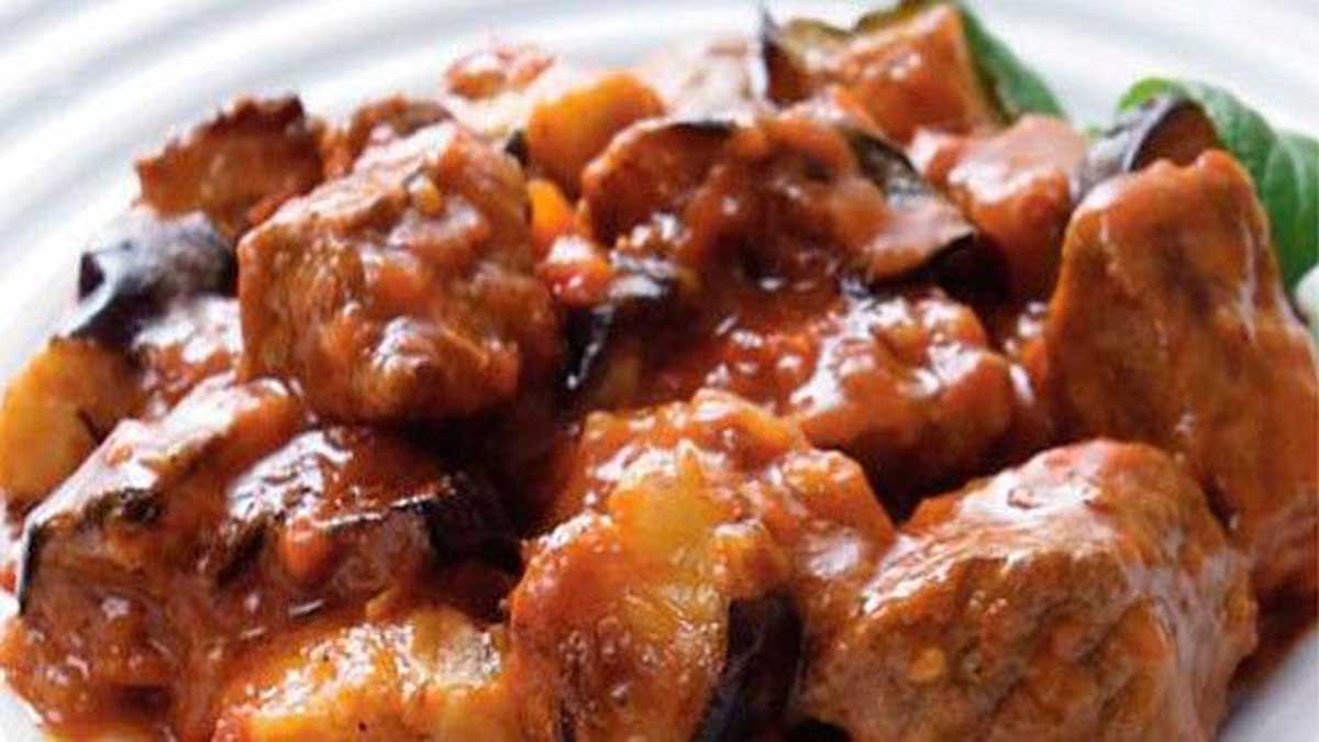 Δίαιτα με μοσχάρι κοκκινιστό και μελιτζάνες αλα Χούμπλικ