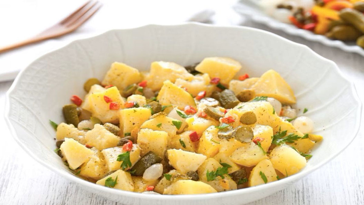 Φτιάξτε Ιταλική Πατατοσαλάτα εύκολα και γρήγορα