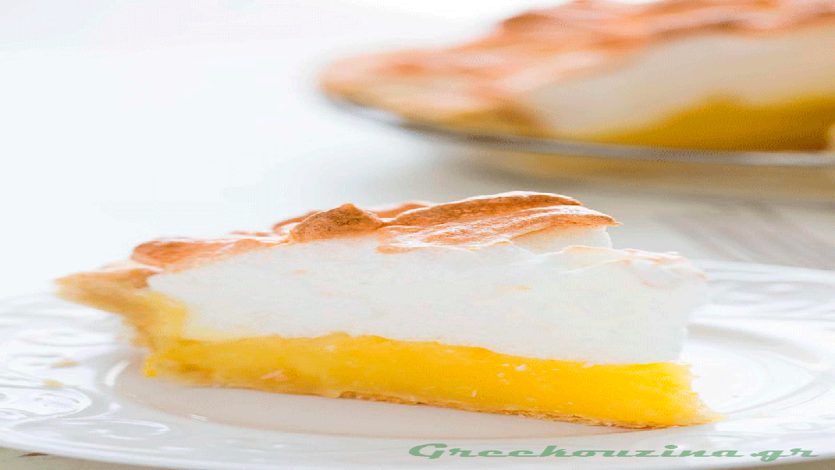 Λεμονόπιτα με μαρέγκα: μια δροσερή καλοκαιρινή πρόταση